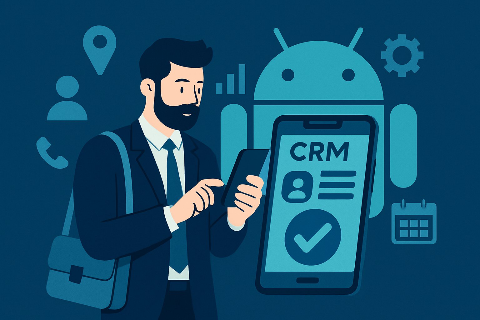 Les 6 atouts du CRM mobile FieldForce Connect sous Android