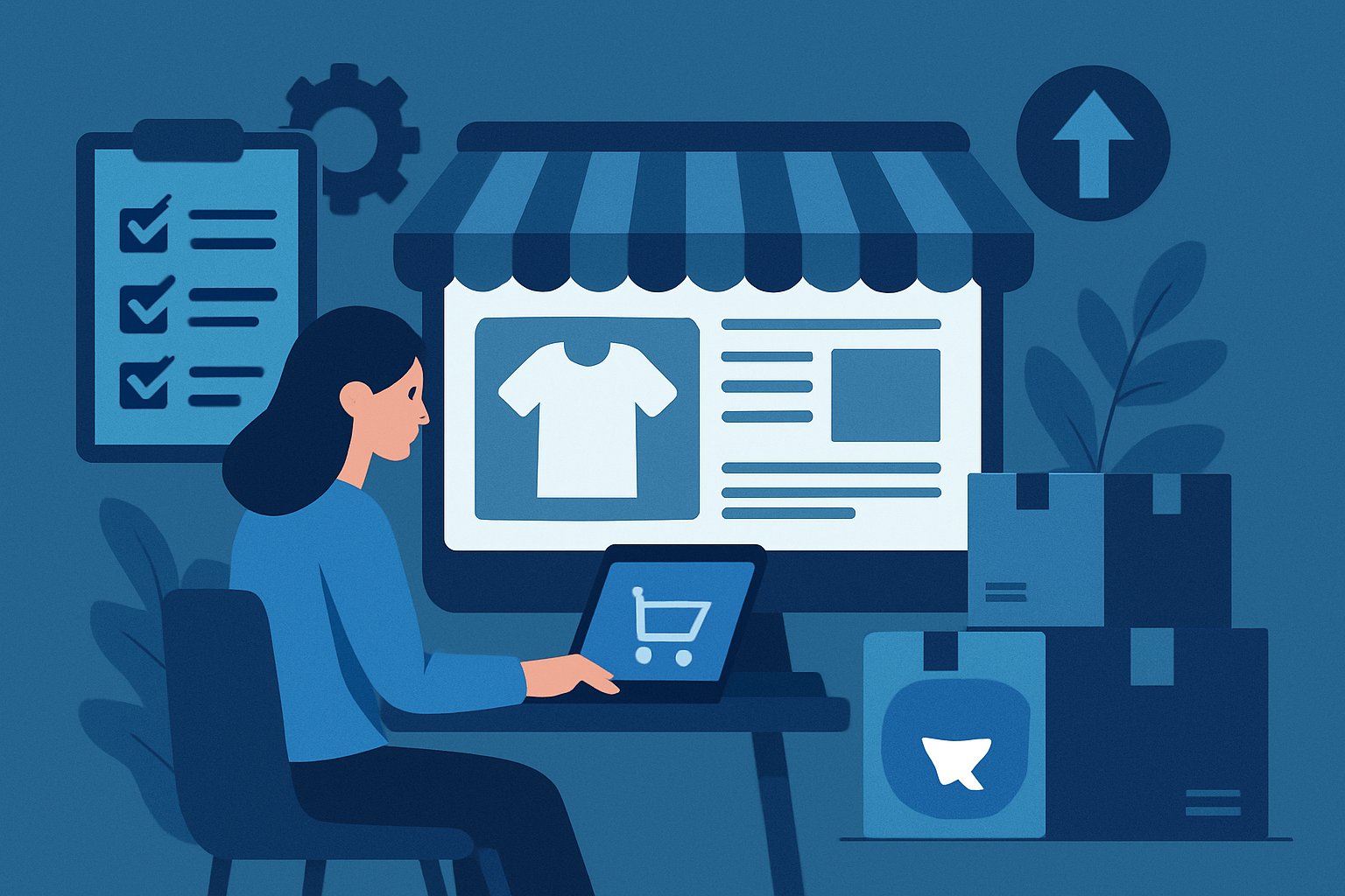 Comment créer une entreprise de vente en ligne : étapes clés
