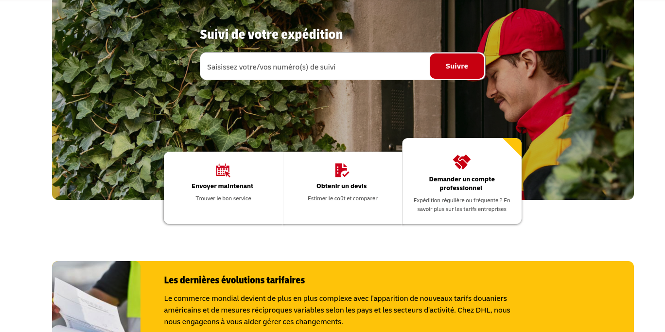 Aperçu DHL