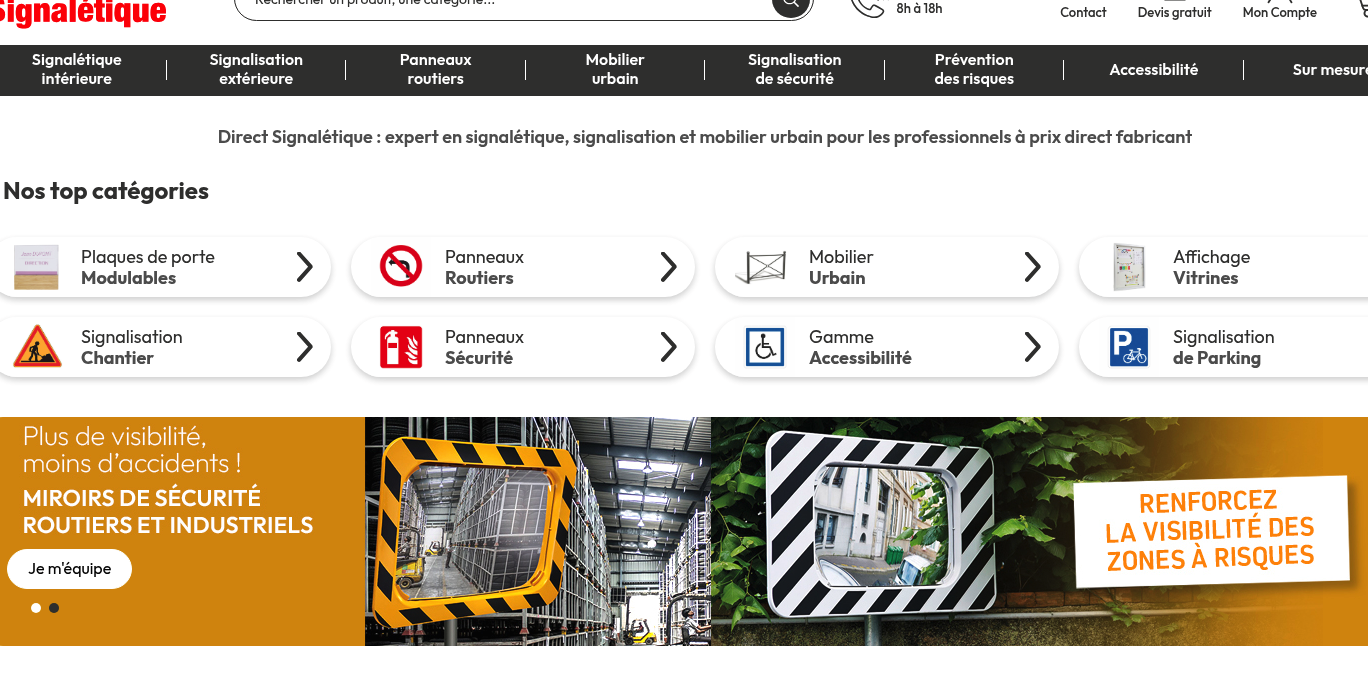 Aperçu Direct Signalétique