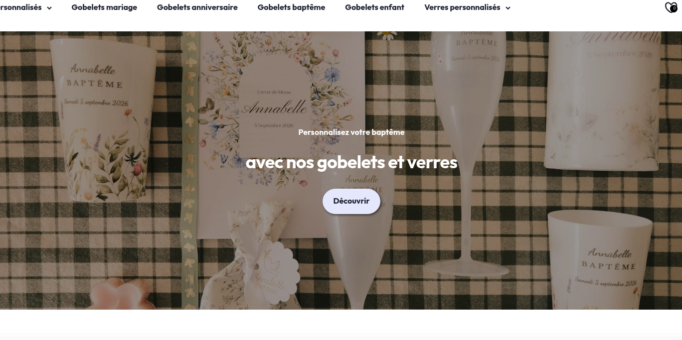 Aperçu Gobelets.com