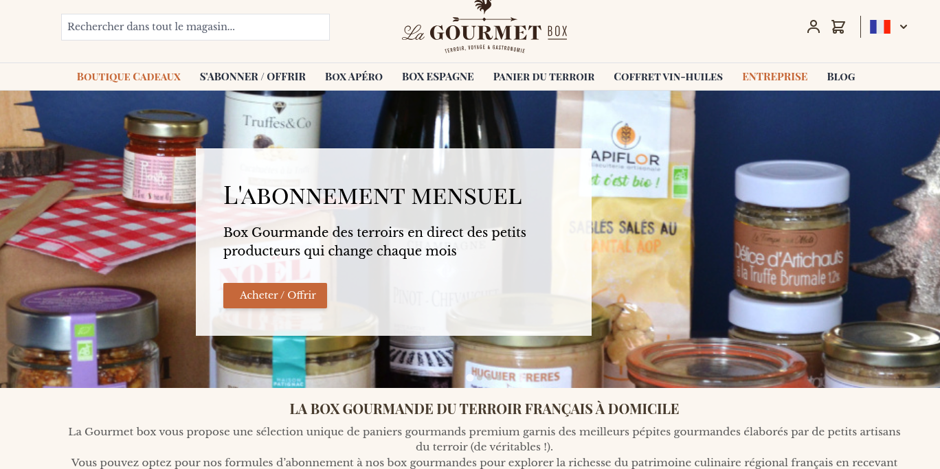 Aperçu La Gourmet Box